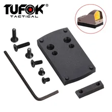 Крепление для прицела TuFok Glock 17 19 22 23 26 крепление для прицела адаптер для прицела Sightmark Burris Vortex Micro Red Dot Sight Base