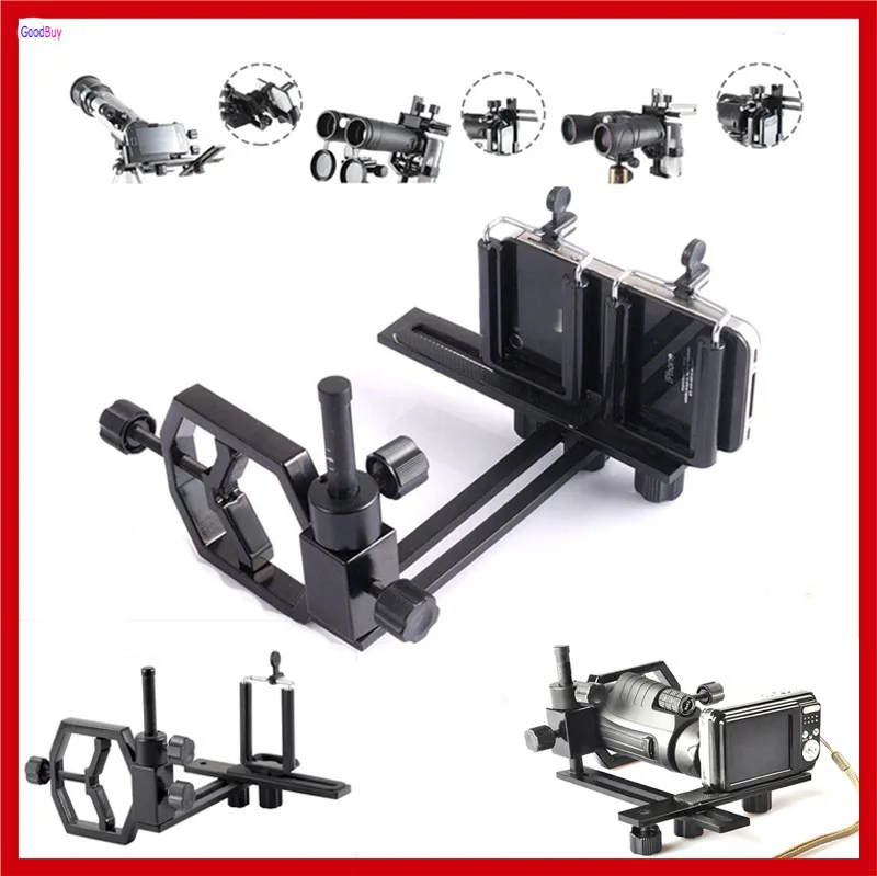 

New Support Bracket Spotting Scopes & Telescope Holder Mount Adapter For Digital Camera Cell Phone