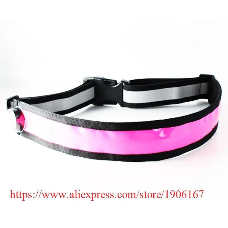 LED Flashing Waistband Safety Reflective Belt Waistband02