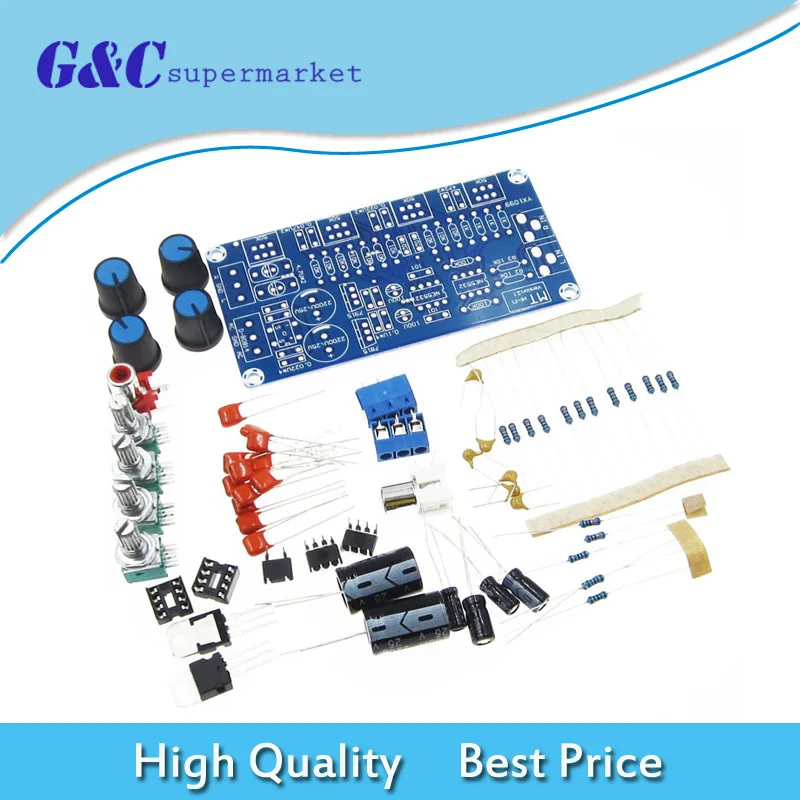 

NE5532 OP-AMP HIFI Preamplifier Amplifier Module Volume Tone EQ Control Board