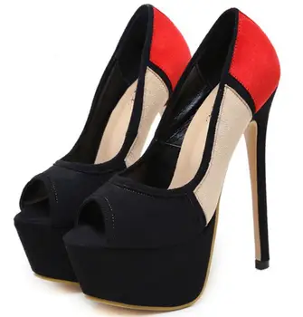 

Women Party Club Shoes Woman Thin Ultra High Heels Zapatos Mujer Apatos Mujer Ladies Gladiator Peep Toe Platform Pumps WS181126