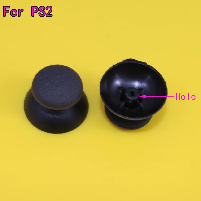 

2pcs/lot small hole New Replacement 3D Joystick Analog cover cap for PS2 Controller