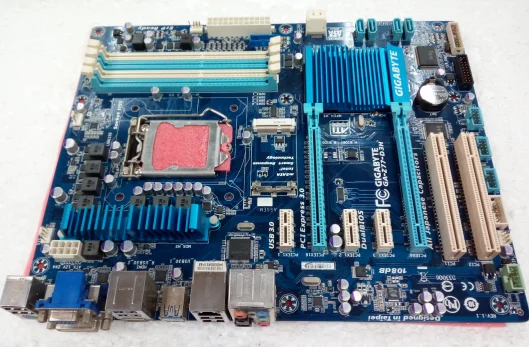 Оригинальная Материнская плата Gigabyte GA-Z77-D3H LGA 1155 DDR3 Z77-D3H 32 ГБ для I3 I5 I7 22nm процессор USB2.0 USB3.0 Z77 рабочего Материнская плата