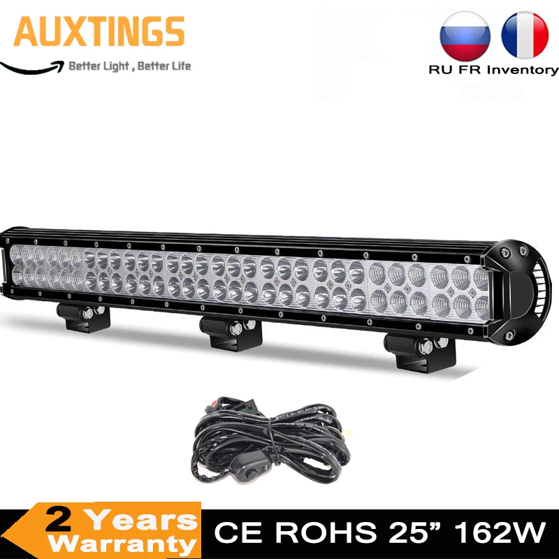 25INCH 120W SLIM SINGLE ROW LED LIGHT BAR 4WD SUV OFFROAD ATV UTE BOAT 4X4 PRY
