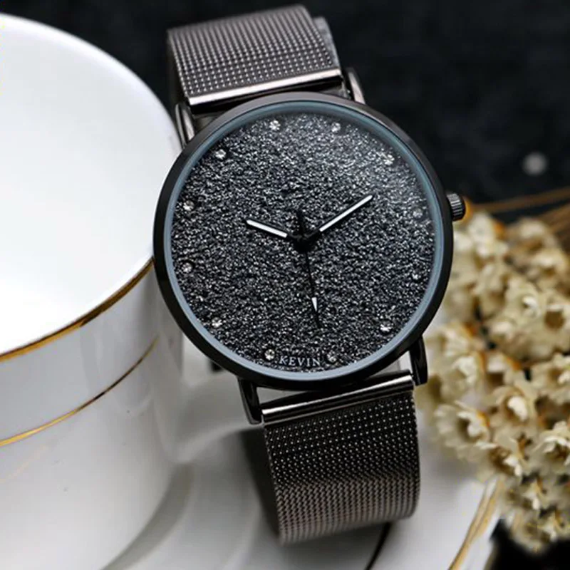 Simple Knit Mesh Couple Watches Fresh Quartz Wristwatches Vintage Minimalism Men and Women Student Watch Free Shipping Sale