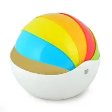 OUNONA ткани Бумага трубка Творческий пыле складной Радуга коробка для хранения фруктов держатель