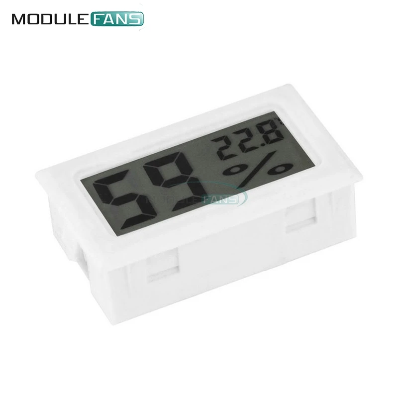 

Mini LCD White Digital Thermometer Hygrometer Temperature Indoor Convenient Temperature Sensor Humidity Meter Gauge Instruments