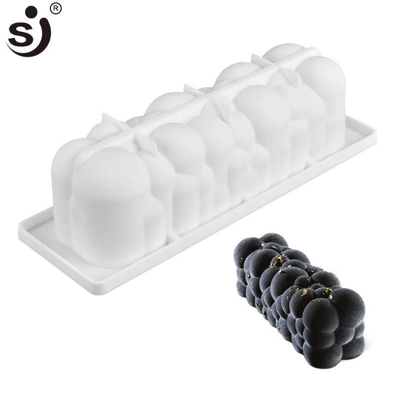 

SJ Silicone Molds New Rectangular Clouds DIY Mousse Cake Shop Non-Stick Oven Safe Baking Mold Cake Mold Tools