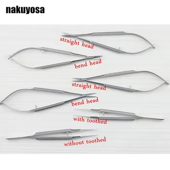 

18cm six of equipment Package ophthalmic microsurgical instruments Needle Holder Micro scissors Tweezers hand surgery
