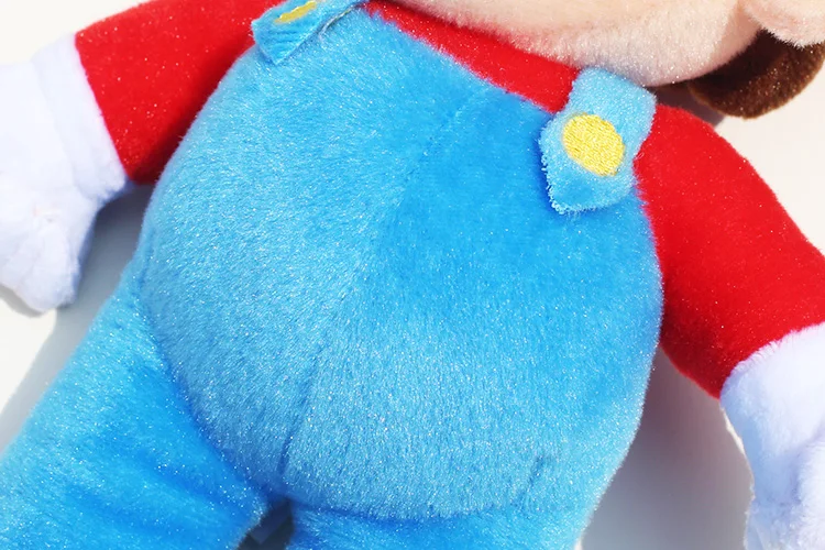 2pcs/lot 25cm Super Mario Bros Plush Toys Mario Lugi Stuffed Dolls Toys Gift for Children