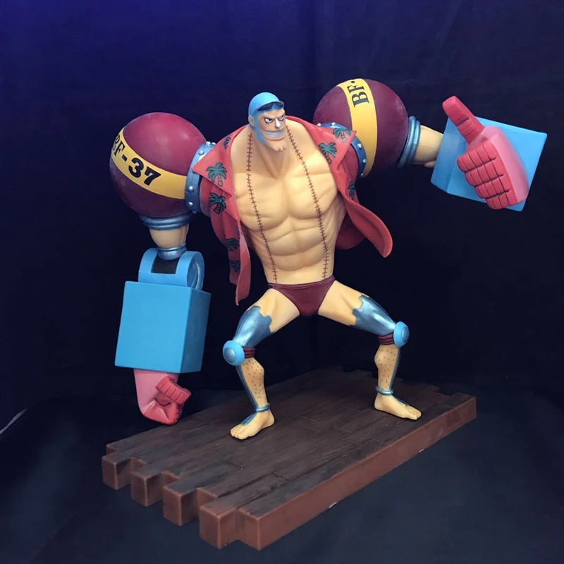 

Anime 20CM One Piece Franky 20th Anniversary ver. PVC Figure Model Toy Doll Gift Collectible 2 years later Franky figure model