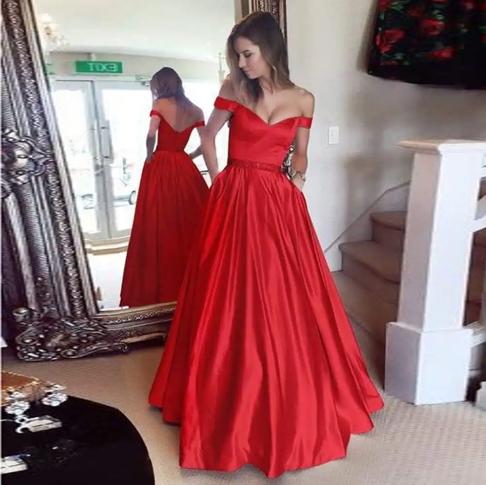 vestido de madrinha vermelho vivo