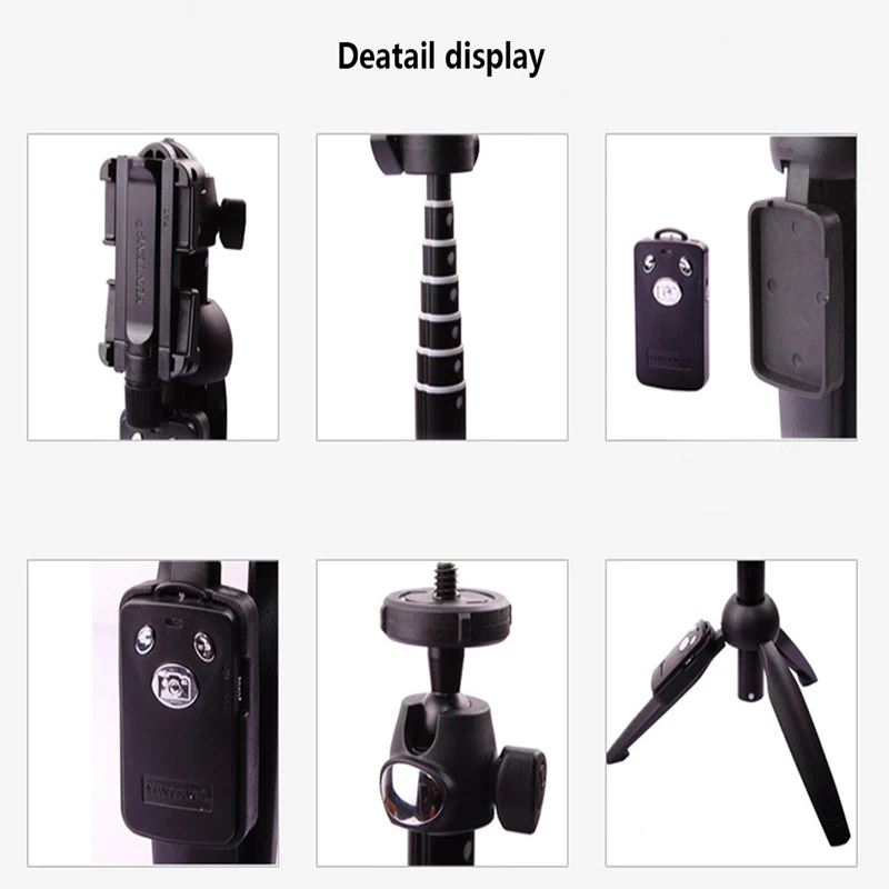 3 в 1 Мини селфи Палка с шаровой головкой штатива для Gopro + Bluetooth дистанционный