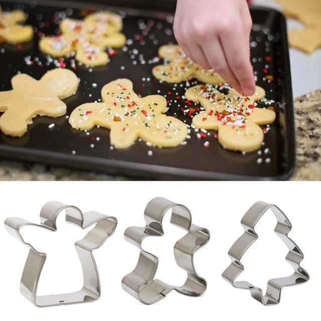 kitchen stainless steel christmas cookie cutter candy biscuit mold christmas theme metal cutters mould snowflake cooking - Metal Christmas Cookie Cutters kitchen stainless steel christmas cookie cutter candy biscuit mold christmas theme metal cutters mould snowflake cooking - Metal Christmas Cookie Cutters