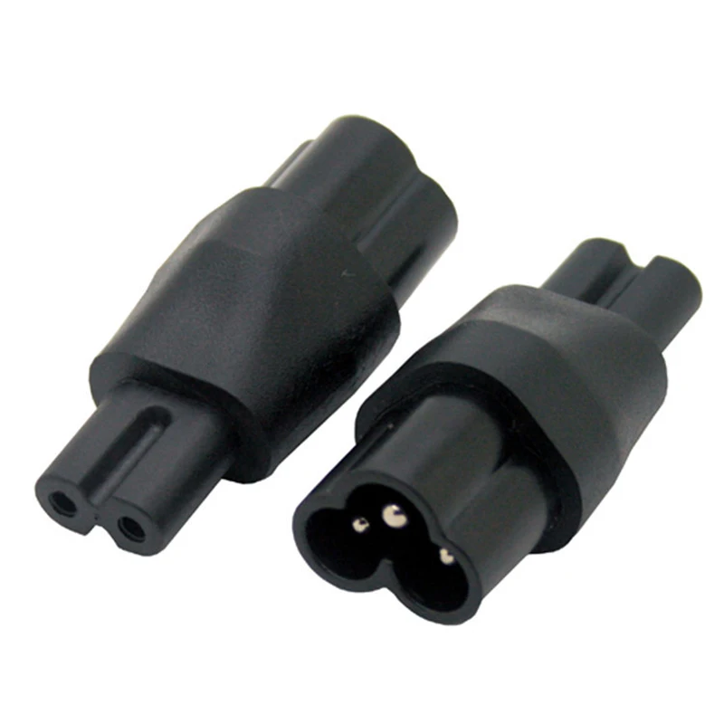 3 шт. IEC 3Pin женский 2Pin мужской 320 C6 для C8 Мощность адаптер C7 C5 2 контактный разъем