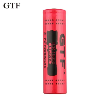 

GTF 1pc 18650 Battery 3.7V 12000mAh Rechargeable Li-ion Battery for LED Torch Flashlight Rechargeable Batteries drop shipping