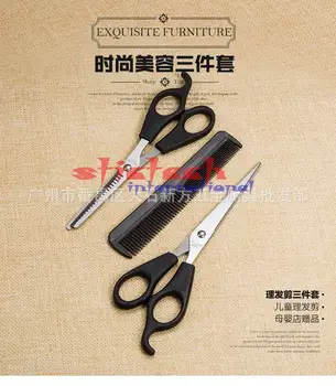 

by dhl or ems 100sets 3pcs/set Prol Hair Dressing Scissors 3pcs Barber Tool Hair Scissor Comb Set Cutting Hairdressing Shears