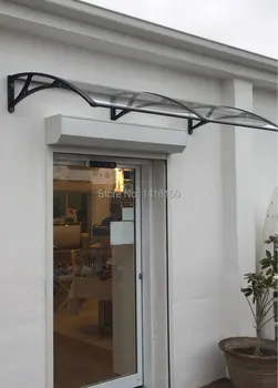 

DS100200-A,100x200cm,Depth 100cm, Width 200cm. Newest Outdoor Awnings In Aluminum Bracket, Canopy Awning Door Window Canopy