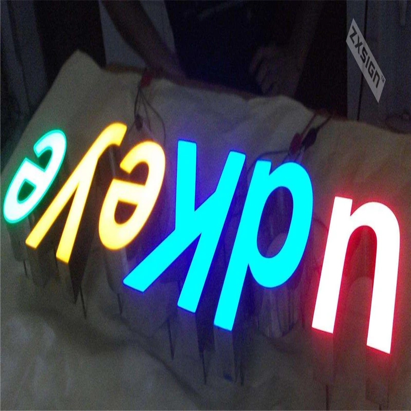 Купить завод выход открытый яркая смолы светодиодный знак письмо из ...