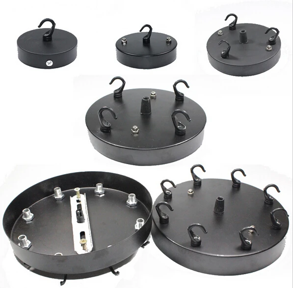 

Diameter 8/10/12/15/18cm Iron Ceiling Plate to hanging Pendant Light, Lighting Accessories For Chan Deliers Rope Pendant Lamps
