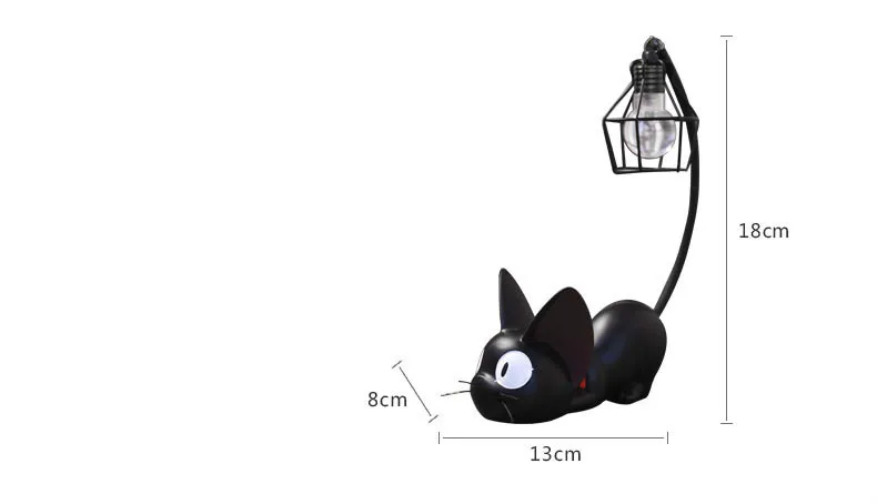 Lâmpada da Noite Luzes de Mesa para o Bebê Quarto dos Desenhos Brightinwd Crianças Quarto Decoração Lâmpadas Bonito Gato Presentes Natal Animados 13 lâmpadas bonito gato luzes de mesa para