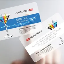 Высокое качество прозрачная визитная карточка двухсторонняя печать мягкие пластиковые карточки из ПВХ