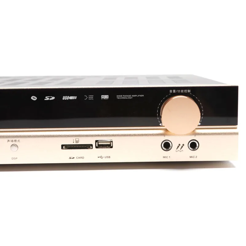  Kyyslb X-200 Fibra Coaxial de Áudio em Casa 4.0 Amplificador do Bluetooth 5.1 Hifi Amplificador de Alta Potência Subwoofer Digital de Palco Ktv Karaoke - Image 6