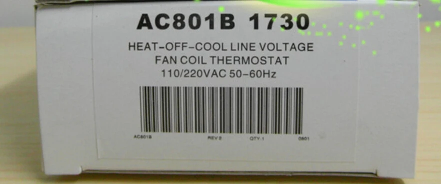

Lin billion central air-conditioning thermostat coil motor mechanical thermostat switch controller AC-801B 1730