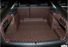 Хорошее качество! специальная магистральных коврики для Skoda Superb седан 2016 прочный водонепроницаемый загрузки ковры для Superb 2016, Бесплатная доставка