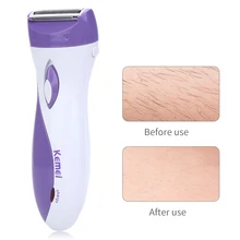 3 лезвия женский бритвенный бритва эпилятор электрический перезаряжаемый триммер для бритья для женщин удаление волос для ног Бикини подмышек