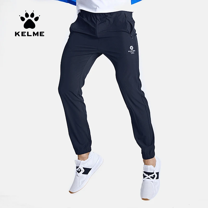 KELME 2019 мужские быстросохнущие Дышащие Беговые штаны Футбол Баскетбол