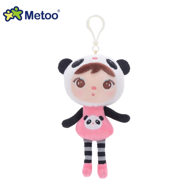 Metoo Doll Stuffed Toys Plush Animals Soft Baby Kids Toys for Girls Boys Kawaii Mini Angela Rabbit Pendant Keychain