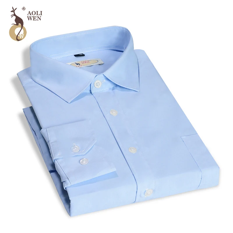 

2017 New Spring And Autumn Fashion Mens Work Shirts Brand Long Sleeve Striped Men Dress Shirts White Male Shirts Size M-4xl