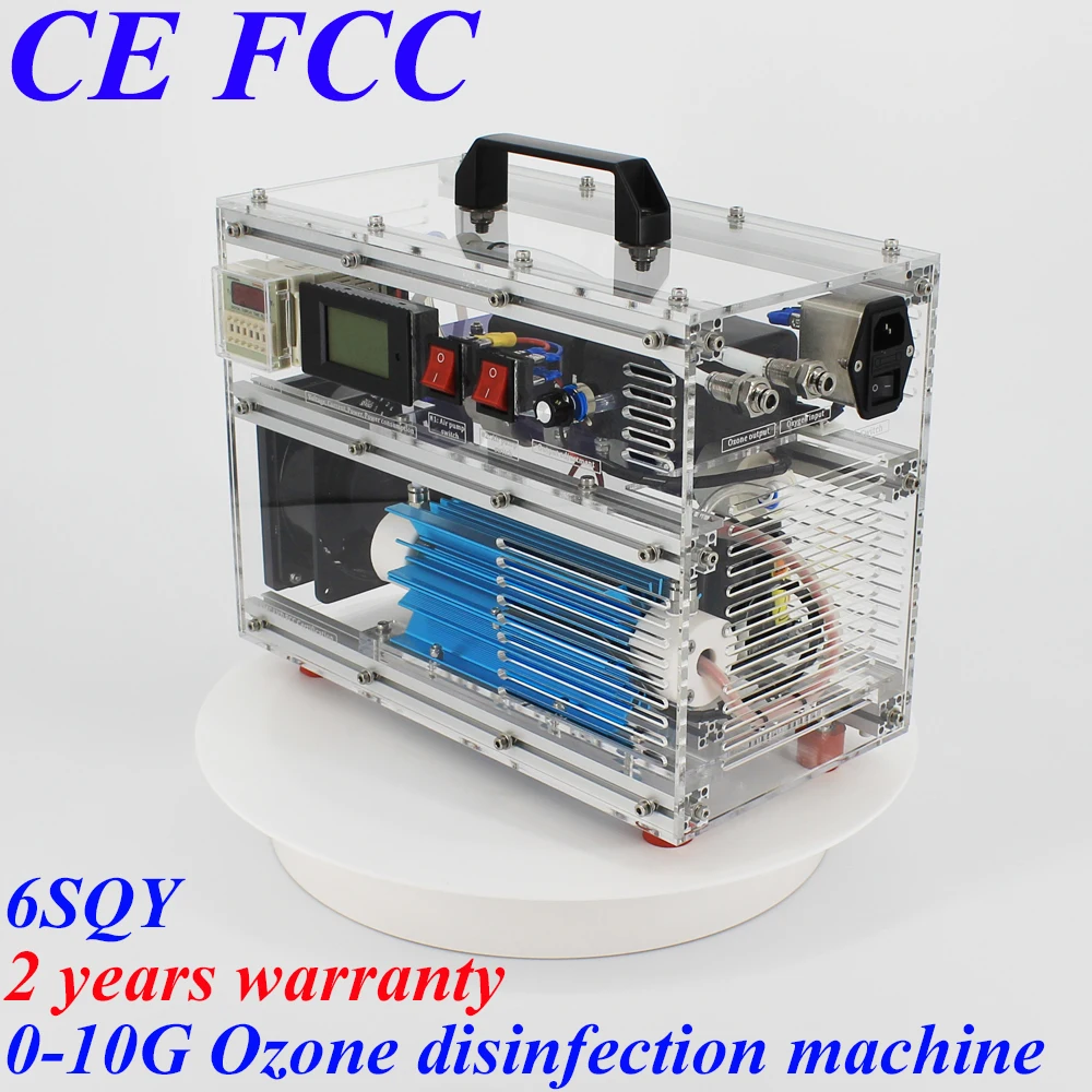 Pinuslongaeva 6SQY BO-1030QY 0-10 Гц/ч 10 грамм регулируемый, акриловый корпус озона машина дезинфекции воды воздуха очиститель машины