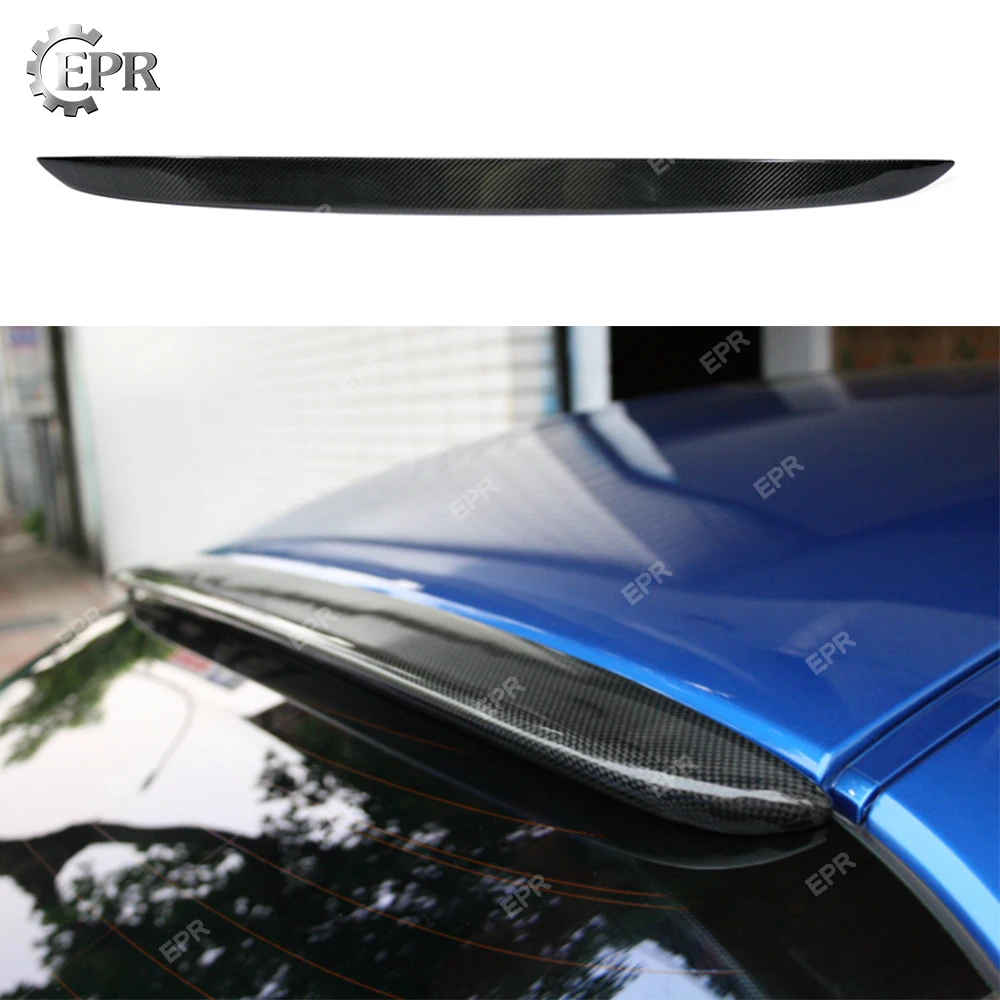 

Carbon Rear Roof Spoiler Wing RX8 Carbon Fiber Window Lip Add on Tuning Part Body Kit For Mazda RX8 Rear Spoiler Lip (All Model)