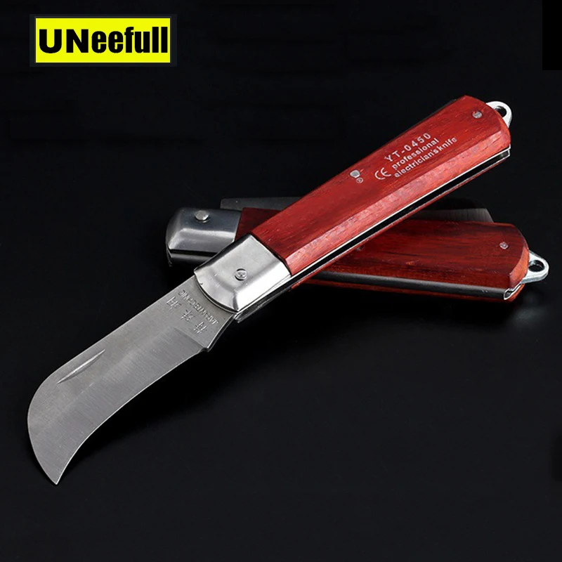

UNeefull 2 Sets Folding High-end Electrician Knife,Cable Cutter Safety Knife,Utility knife Electrical Hardware Tool