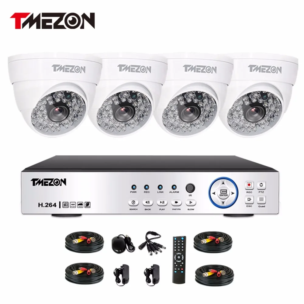 bilder für Tmezon AHD 4CH 1080 P DVR 4 Stücke 2.0MP 1080 P Dome Kamera Sicherheit überwachung CCTV-System Auto IR-Cut Nachtsicht Bis zu 40 mt Kit bilder für Tmezon AHD 4CH 1080 P DVR 4 Stücke 2.0MP 1080 P Dome Kamera Sicherheit überwachung CCTV-System Auto IR-Cut Nachtsicht Bis zu 40 mt Kit