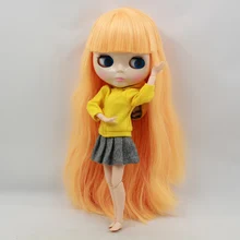 Желтый волос Обнаженная кукла с гибкими суставами фабрика кукла подходит для DIY Изменить игрушка BJD для девочек