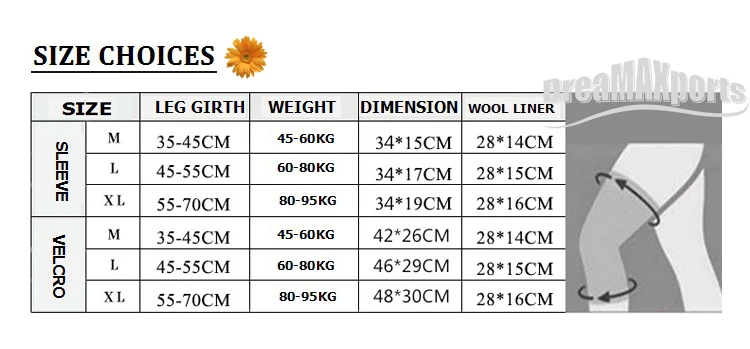 2017 NEW Winter Warm Knee Protector Wool Leg Warmers Pain Relief Kneecap Prevent Arthritis Woolen Thermal Knee Pads Men Women 1 Pair (10)