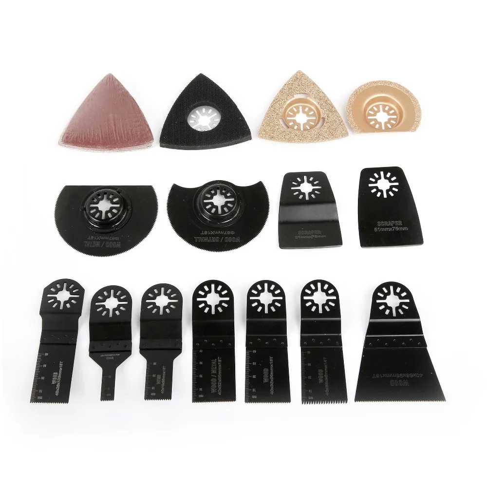 Ceny WORKPRO 24 moc pc brzeszczoty do pił Oscillatiing akcesoria narzędziowe dla piła elektryczna akcesoria do elektronarzędzi