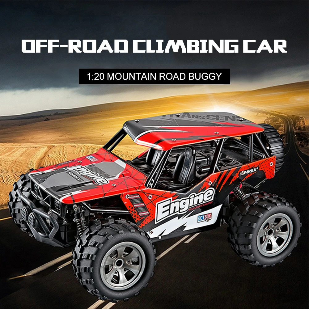 

RC Car 1/20 Four-wheel Driving Car Wireless Drive Bigfoot Car Remote Control Car Model OffRoad Vehicle Toy TSLM1