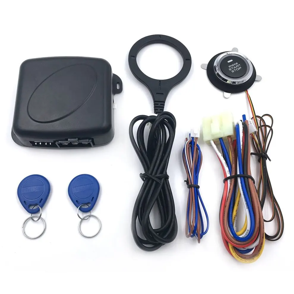 Universal Car Alarm System With Remote Start Car Push ...