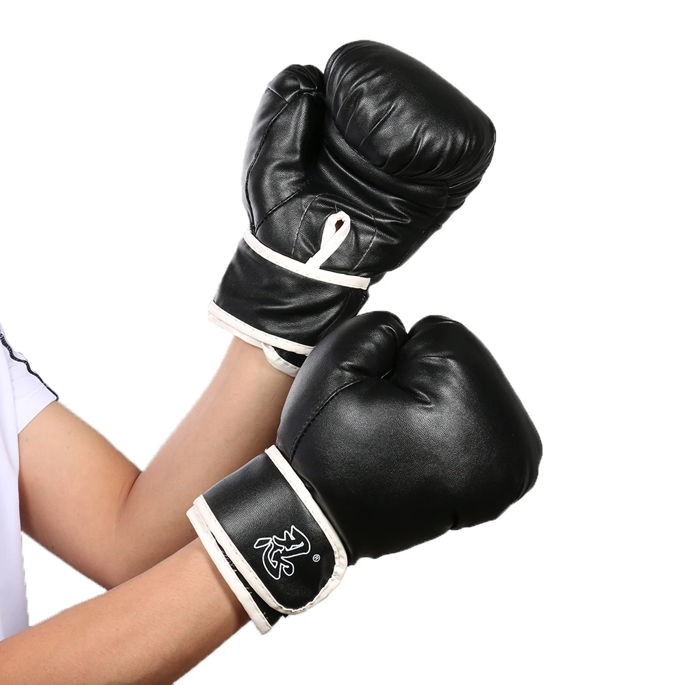 PU Leather Boxing Gloves Twin Adults Women/Men Boxing Gloves MMA Gym