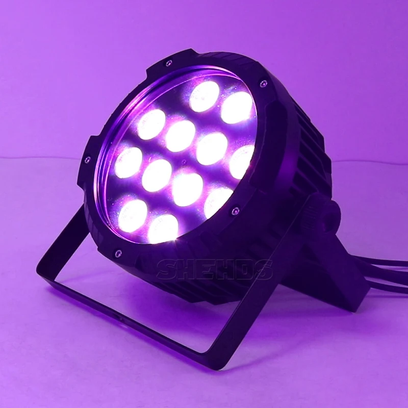 Effect para Piscina ao ar Decorações de Natal à Prova d' Água Levou Par Plana Dmx512 12x12 w Rgbw Disco Party dj Stage Lighting Livre 20 À prova d' água LEVOU Par Plana
