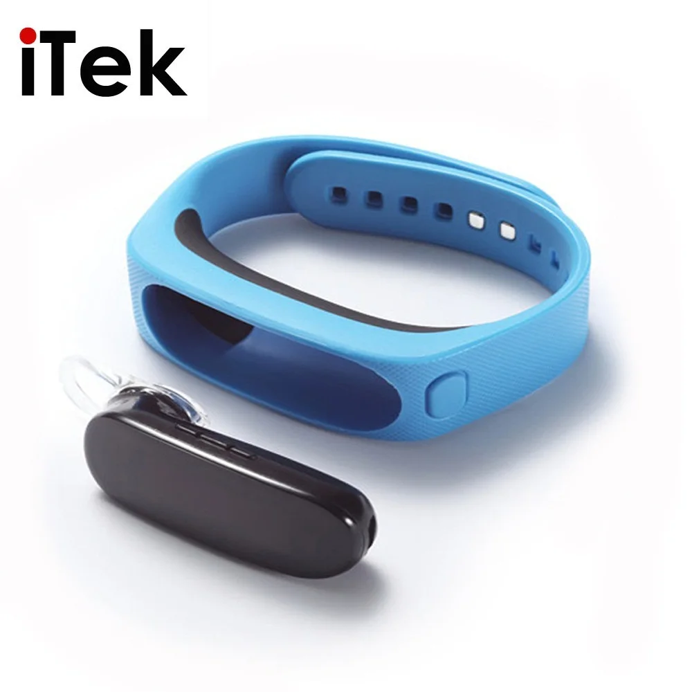 TK54 Smart Bracelet Wristband Detachable Bluetooth Earphone Band Smartband Waterproof Sleep Monitor for iOS Android Pk