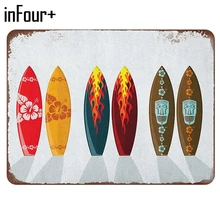 Сакура доски для серфинга плакат для бара, кафе, настеная Декор металлический знак винтажный домашний декор Оловянная вывеска металлическая табличка в стиле ретро металлическая пластина классический планшет