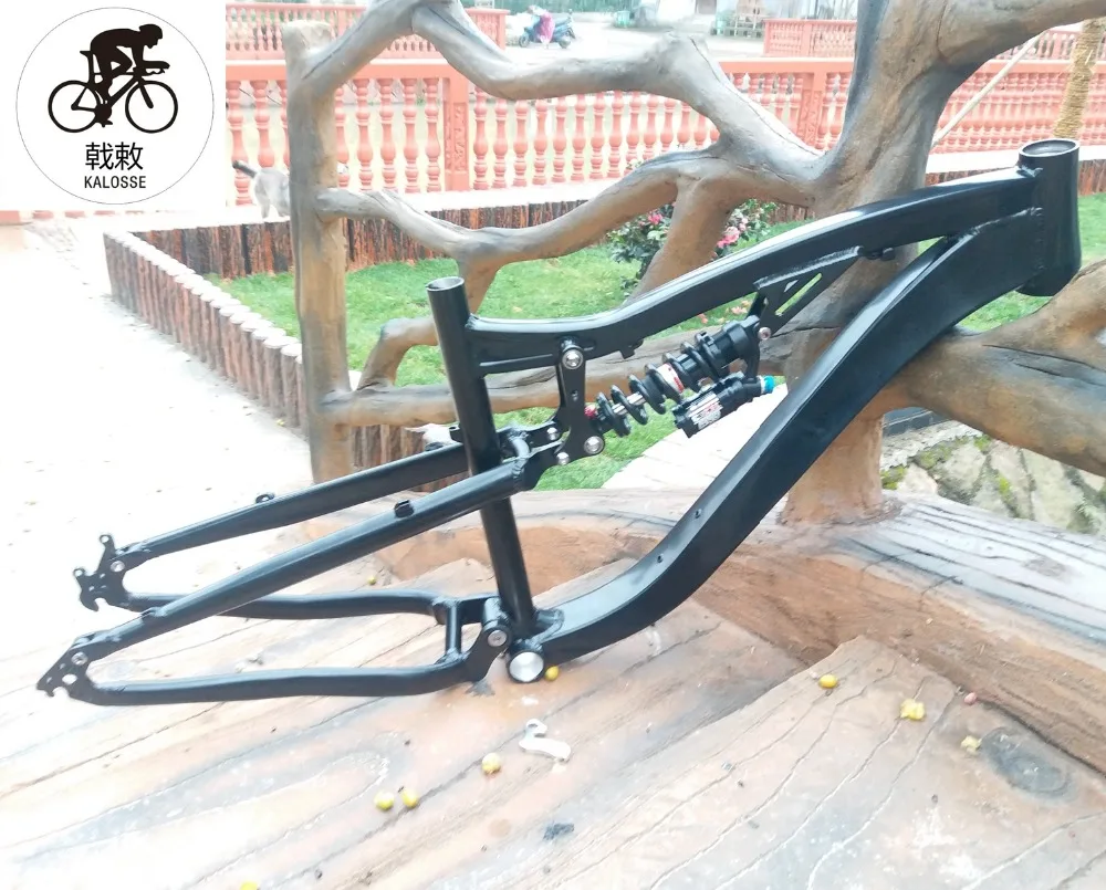 

Kalosse 190mm travel Full suspension frame Mountain bike frame BB 68 mm 26er bicycle DH/AM frame