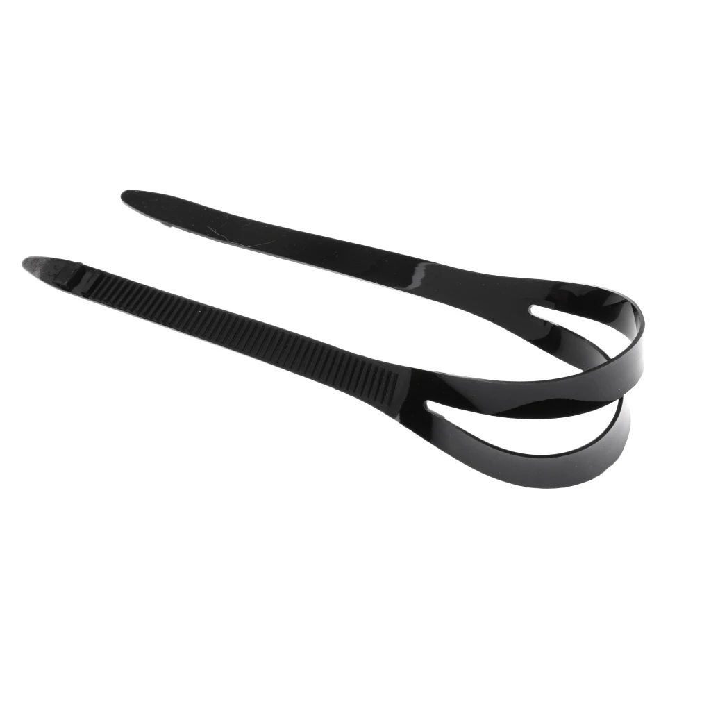 1 Pcs Universal Silicone Scuba Diving Mask Strap Cover Belt Replacement for Scuba Dive Snorkeling Water Sports Clear Black