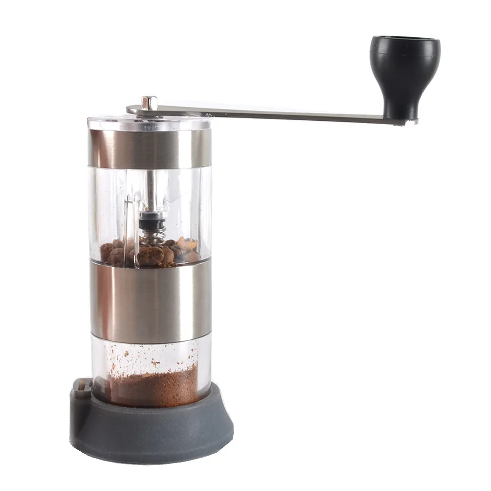 2018 New New Manual Coffee Grinder Stainless Ceramic Burr Portable Coffee Hand Crank Mill NE711