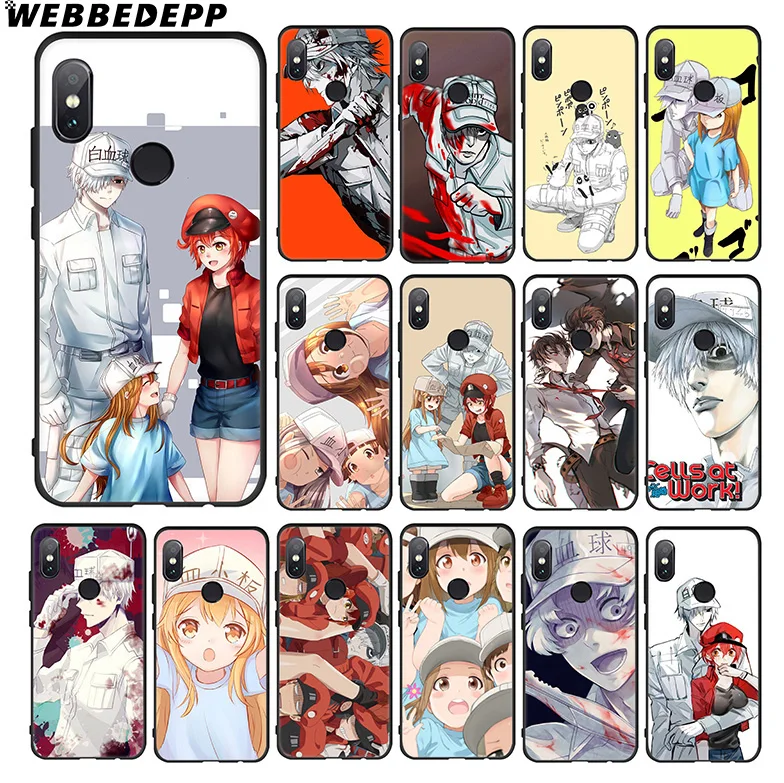 Мягкий чехол WEBBEDEPP Cells At Work Anime для Xiaomi 9 8 SE 6 A1 A2 Lite MIA1 MIA2 MI8 MI6 MAX 3 POCOPHONE F1 |